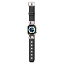 Заредете изображение във визуализатора на галерията – Spigen Durapro Armor PU Strap for Apple Watch 4/5/6/7/8/9/SE/Ultra 1/2 (42 / 44 / 45 / 49 mm) - Black
