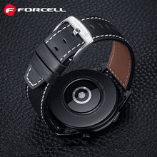 Заредете изображение във визуализатора на галерията – FORCELL F-DESIGN FS21 eco leather strap for SAMSUNG Watch 22 mm brown
