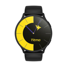 Заредете изображение във визуализатора на галерията – Smartwatch TITMO O-200 (GPS, AMOLED, bluetooth call, silicone strap) black
