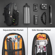 Заредете изображение във визуализатора на галерията – Rockbros C7-1 waterproof bicycle bag with saddle mounting 1.5l - black
