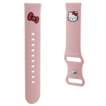 Заредете изображение във визуализатора на галерията – Hello Kitty Silicone Kitty Head strap universal 22mm - pink
