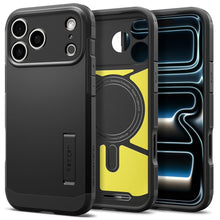 Заредете изображение във визуализатора на галерията – SPIGEN case RUGGED ARMOR compatible with MagSafe for IPHONE 18 Pro Max / 17 Pro Max matte black
