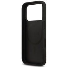 Заредете изображение във визуализатора на галерията – GUESS case for IPHONE 17 Pro compatible with MagSafe GUHMP17LP4RPSK (4G Printed Stripes) black
