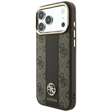 Заредете изображение във визуализатора на галерията – Case for IPHONE 18 Pro Max/17 Pro Max compatible with MagSafe (Stripe Round and Classic Logos 4G) brown
