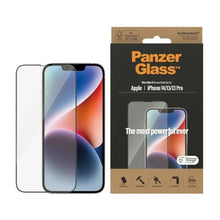 Заредете изображение във визуализатора на галерията – PanzerGlass Ultra-Wide Fit Antibacterial Tempered Glass for iPhone 14/13 Pro/13
