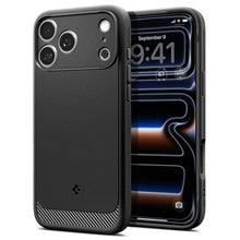 Заредете изображение във визуализатора на галерията – SPIGEN case RUGGED ARMOR compatible with MagSafe for IPHONE 18 Pro / 17 Pro matte black
