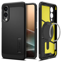 Заредете изображение във визуализатора на галерията – SPIGEN case TOUGH ARMOR compatible with MagSafe for SAMSUNG S25 Edge black
