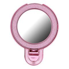 Самозалепваща стойка за телефон CIRCLE MIRROR - розова