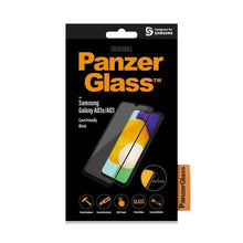Заредете изображение във визуализатора на галерията – PanzerGlass E2E Regular tempered glass for Samsung Galaxy A03 - with black frame
