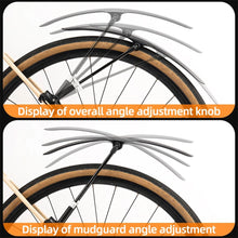 Заредете изображение във визуализатора на галерията – Rockbros 28210007001 bicycle fender, universal, adjustable - black
