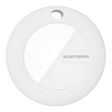 Заредете изображение във визуализатора на галерията – Silver Monkey Tag locator compatible with Apple FindMy - white
