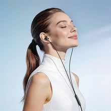 Заредете изображение във визуализатора на галерията – Wired earphones with microphone Jack 3,5 mm Hoco M119 black
