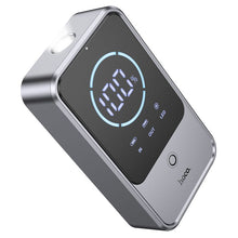 Заредете изображение във визуализатора на галерията – Powerbank 10000 mAh 2,4A 18W with a car jump-start function Hoco QS7 metal gray
