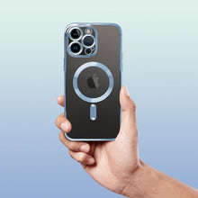Заредете изображение във визуализатора на галерията – ELECTRO MAG COVER case compatible with MagSafe for IPHONE 17 Pro blue
