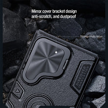 Заредете изображение във визуализатора на галерията – Nillkin CamShield Armor Prop Case for Samsung Galaxy S24 Ultra - black
