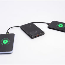 Заредете изображение във визуализатора на галерията – FORCELL F-ENERGY F10K6 Multicharge powerbank with built-in cables Type C and Lightning PD QC3.0 3A 22,5W 10000 mAh black
