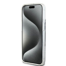 Заредете изображение във визуализатора на галерията – DKNY case for IPHONE 14 DKHCP14SLBNAEK (DKNY HC Liquid Glitters W/Arch Logo) black
