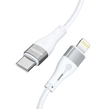 Заредете изображение във визуализатора на галерията – Wozinsky WSTCL1 Lightning / USB-C PD 27W cable 1 m - white
