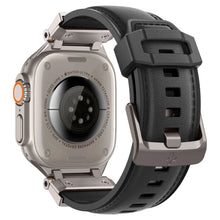 Заредете изображение във визуализатора на галерията – Spigen Durapro Armor PU Strap for Apple Watch 4/5/6/7/8/9/SE/Ultra 1/2 (42 / 44 / 45 / 49 mm) - Black
