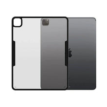 Заредете изображение във визуализатора на галерията – PanzerGlass ClearCase antibacterial case for iPad Pro 12.9" 2018 / 2020 / 2021 - transparent and black
