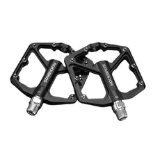 Заредете изображение във визуализатора на галерията – Rockbros K203-BK bicycle pedal set - black
