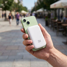 Заредете изображение във визуализатора на галерията – Powerbank compatible with MagSafe Blue Star Slim DG-P8 15W 5000 mAh biały
