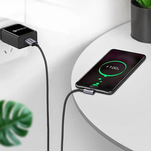 Заредете изображение във визуализатора на галерията – Ugreen US284 70255 USB-A (straight) / USB-C (angled) cable 3A 3m - gray
