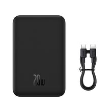 Заредете изображение във визуализатора на галерията – Baseus Magnetic Mini 20000 mAh 20W Powerbank - black + USB-C / USB-C cable
