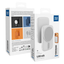 Заредете изображение във визуализатора на галерията – Powerbank compatible with MagSafe Blue Star Slim DG-P8 15W 5000 mAh biały
