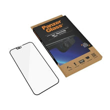 Заредете изображение във визуализатора на галерията – PanzerGlass E2E Microfracture antibacterial glass with camera cover for iPhone 13 Pro Max - with black frame
