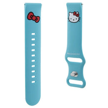 Заредете изображение във визуализатора на галерията – Hello Kitty Silicone Kitty Head strap universal 20mm - blue
