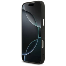 Заредете изображение във визуализатора на галерията – GUESS case for IPHONE 17 Pro Max compatible with MagSafe GUHMP17XP4TSRCMK (PU 4G W/Triangle Logo SL) black
