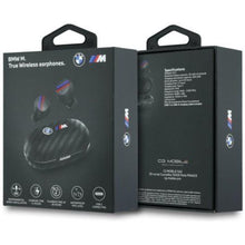 Заредете изображение във визуализатора на галерията – Wireless earphones ENC BMW TWS Carbon Metal Logo BMW001141 black

