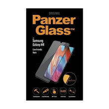 Заредете изображение във визуализатора на галерията – PanzerGlass E2E Pro Regular antibacterial tempered glass for Samsung Galaxy A41 - with black frame
