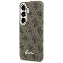 Заредете изображение във визуализатора на галерията – GUESS case for SAMSUNG S26 GUHMS26S5P4FWMSW (4G Script MagSafe) brown
