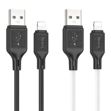 Заредете изображение във визуализатора на галерията – HOCO cable USB A to Lightning 2,4A X90 1m white
