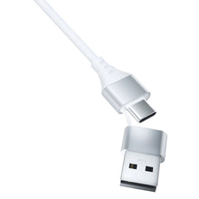 Заредете изображение във визуализатора на галерията – 3mk Hyper Cable 3in1 USB-A - USB-C / USB-C - micro USB - Lightning 1.5m - white
