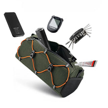 Заредете изображение във визуализатора на галерията – Rockbros 30110054001 bicycle handlebar bag 2.2 l - green
