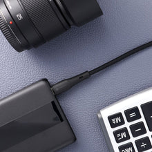 Заредете изображение във визуализатора на галерията – FORCELL F-ENERGY C347 cable Type C to Type C QC4.0 PD 5A 100W Silicone 1 m black
