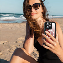Заредете изображение във визуализатора на галерията – Waterproof case SHELLBOX DOT compatible with MagSafe for IPHONE 15 Pro black
