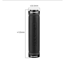 Заредете изображение във визуализатора на галерията – Rockbros 40210003001 microfiber bicycle handlebar grips - black
