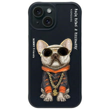 Заредете изображение във визуализатора на галерията – NIMMY case GLASSES COOL DOG for IPHONE 15 black
