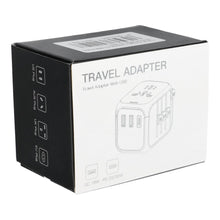 Заредете изображение във визуализатора на галерията – Travel charger / adapter SL-209PQ-2 WHOLE WORLD black
