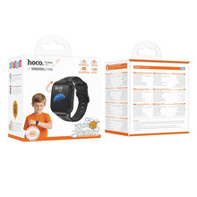 Заредете изображение във визуализатора на галерията – Smartwatch for kids 1,69" 4G GPS with call function Hoco Y108 black
