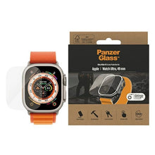 Заредете изображение във визуализатора на галерията – PanzerGlass Ultra-Wide Fit tempered glass for Apple Watch Ultra 49mm
