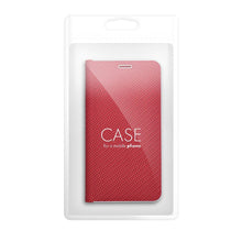 Заредете изображение във визуализатора на галерията – LUNA Book Carbon for XIAOMI Redmi Note 14 4G (GLOBAL - 164,84mm x 78,15mm x 8,16mm) red
