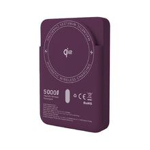 Заредете изображение във визуализатора на галерията – Powerbank compatible with MagSafe Forcell F-Energy MagStand QI2 F5K10 QC3.0 PD3.0 20W 5000 mAh cherry
