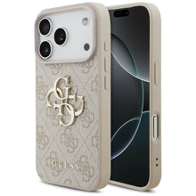 Заредете изображение във визуализатора на галерията – GUESS case for IPHONE 18 Pro / 17 Pro GUE005597 (4G PU Big Logo) pink
