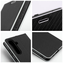 Заредете изображение във визуализатора на галерията – Flip case for Samsung S26 FE Luna Book Carbon black
