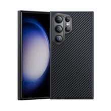 Заредете изображение във визуализатора на галерията – Benks Etui Magnetic Hybrid Armor Pro Kevlar 600D for Samsung Galaxy S24 Ultra black
